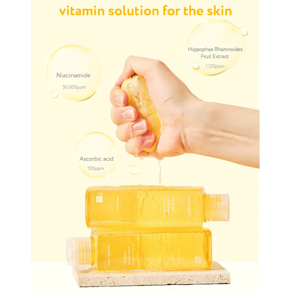 face republic Vita Glow Niacin Toner 160ml - DODOSKIN