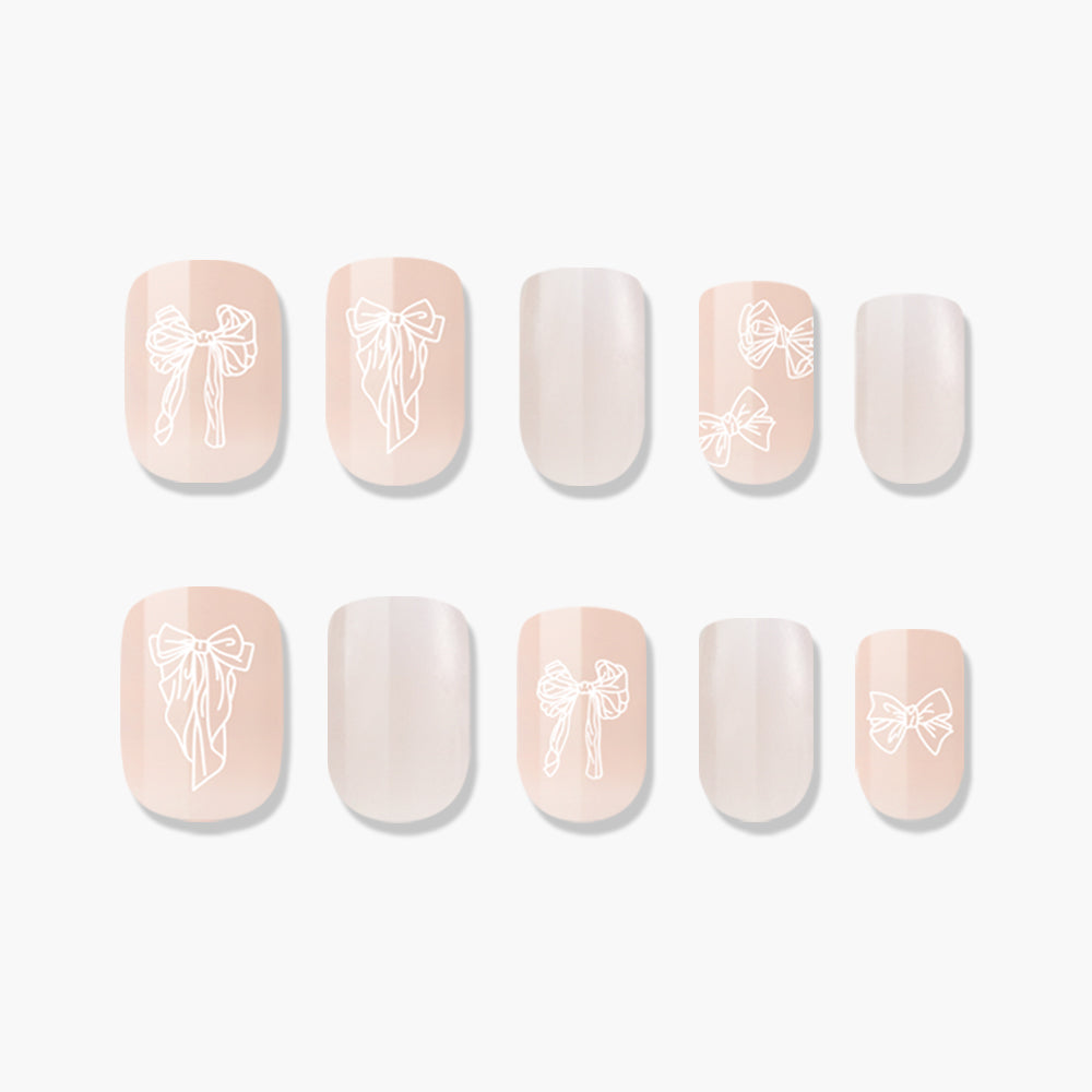MUZMAK Nail Tips 36pcs #Silhouette(Regular Square)