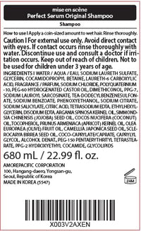 Mise en Scene Champú original de suero perfecto 680ml