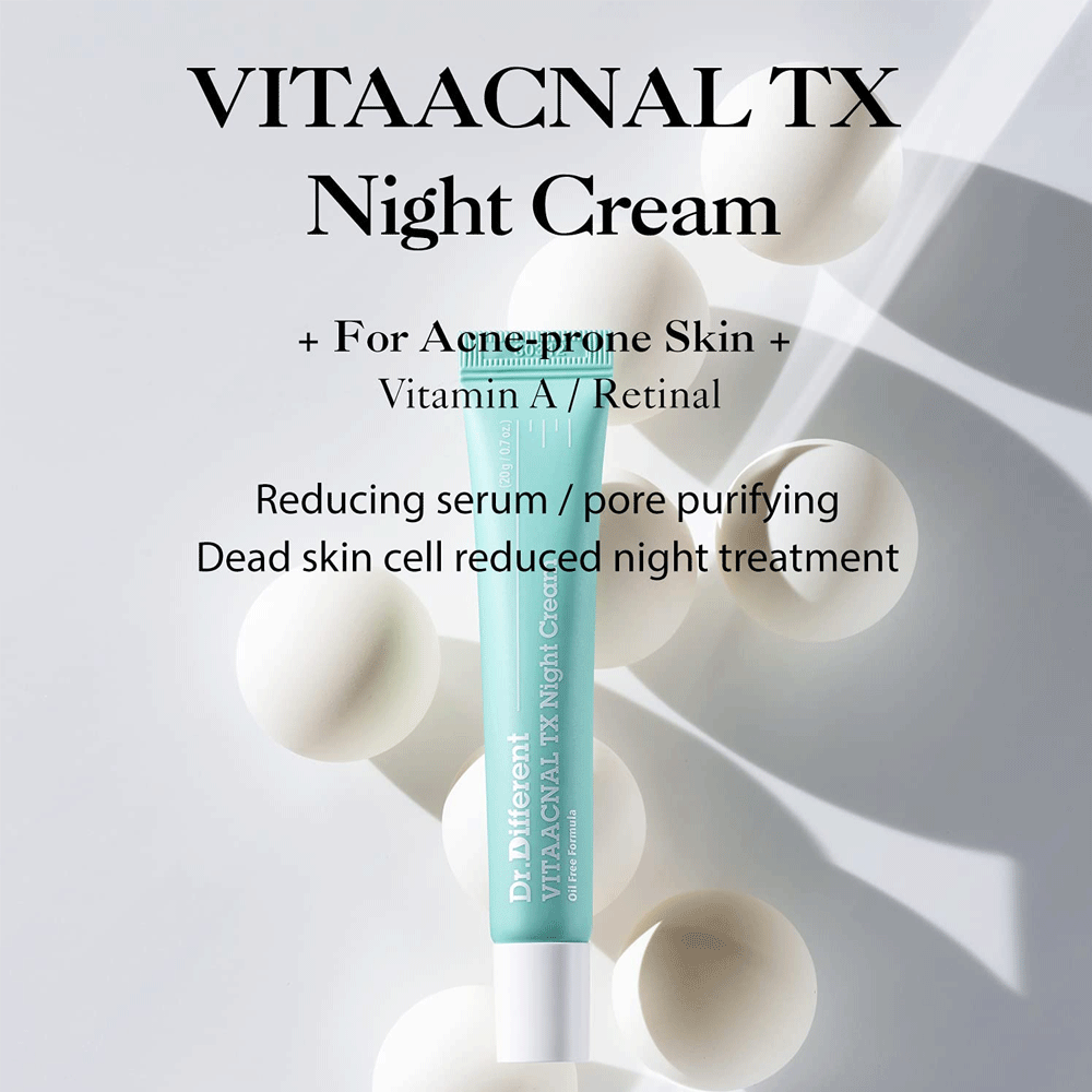 Dr. Different Vita Acnal TX Night Cream 20g - DODOSKIN