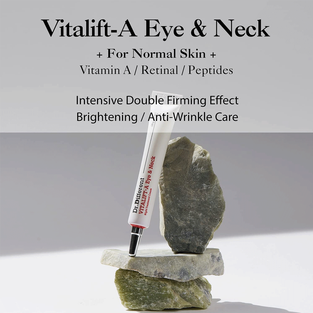 Dr. Different Vitalift A Eye & Neck Cream 20g - DODOSKIN