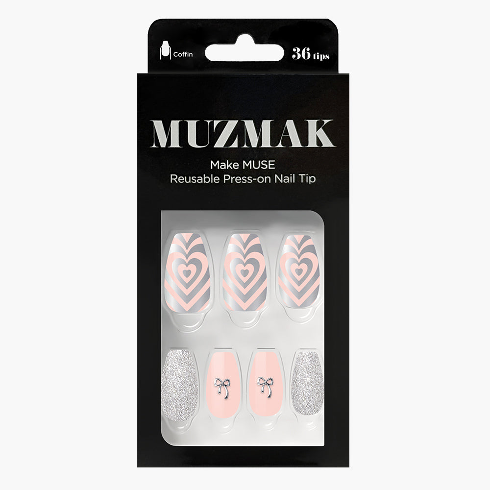 MUZMAK Nail Tips 36pcs #Eternal(Coffin)