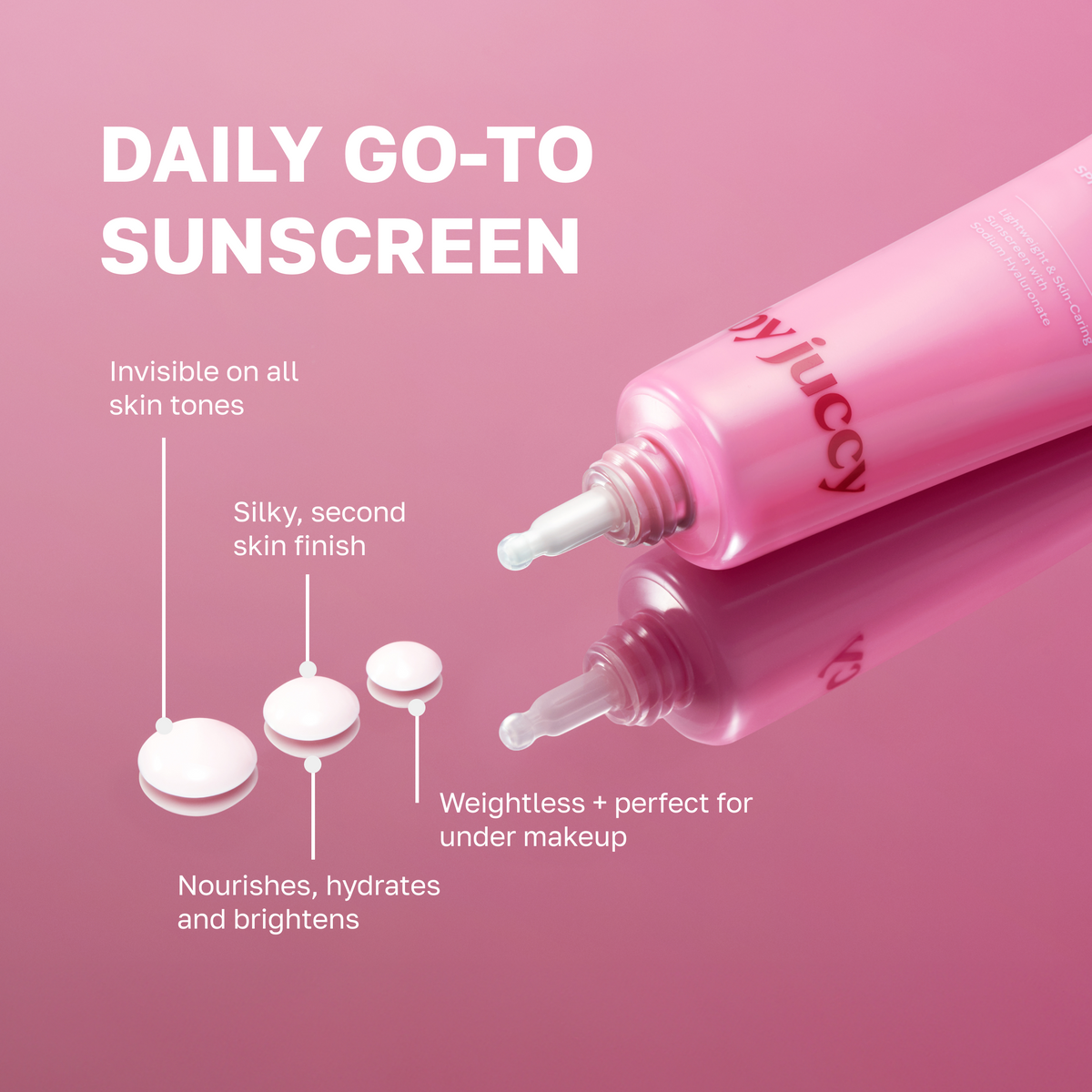por Juccy Gooseberry Juicy Glow-Up Sun Suero SPF50+PA ++++ 50 ml