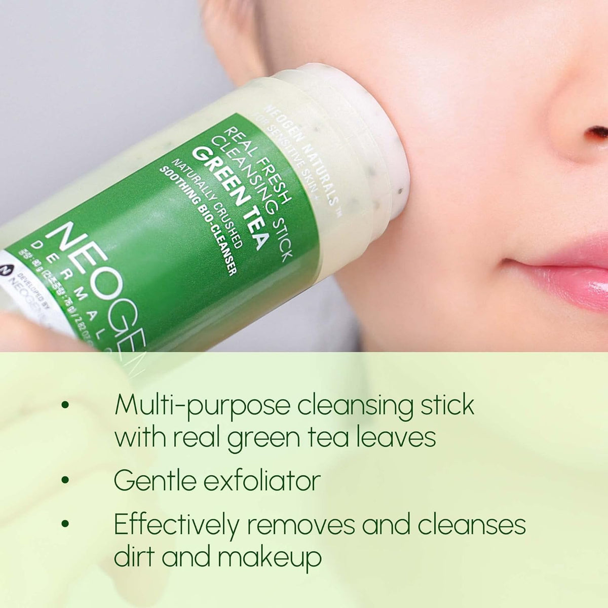 NEOGEN Real Fresh Cleansing Stick Green Tea 80g - DODOSKIN