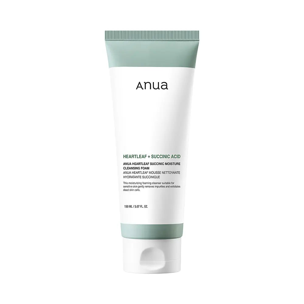 Anua heartleaf humedad succínica de espuma de limpieza 150 ml