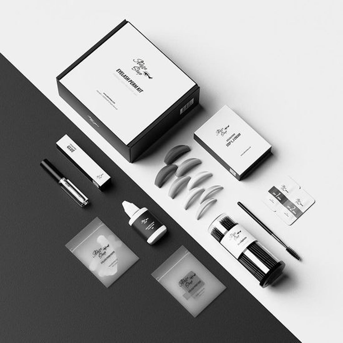 Kit de permímpinas de pestañas Adornshop