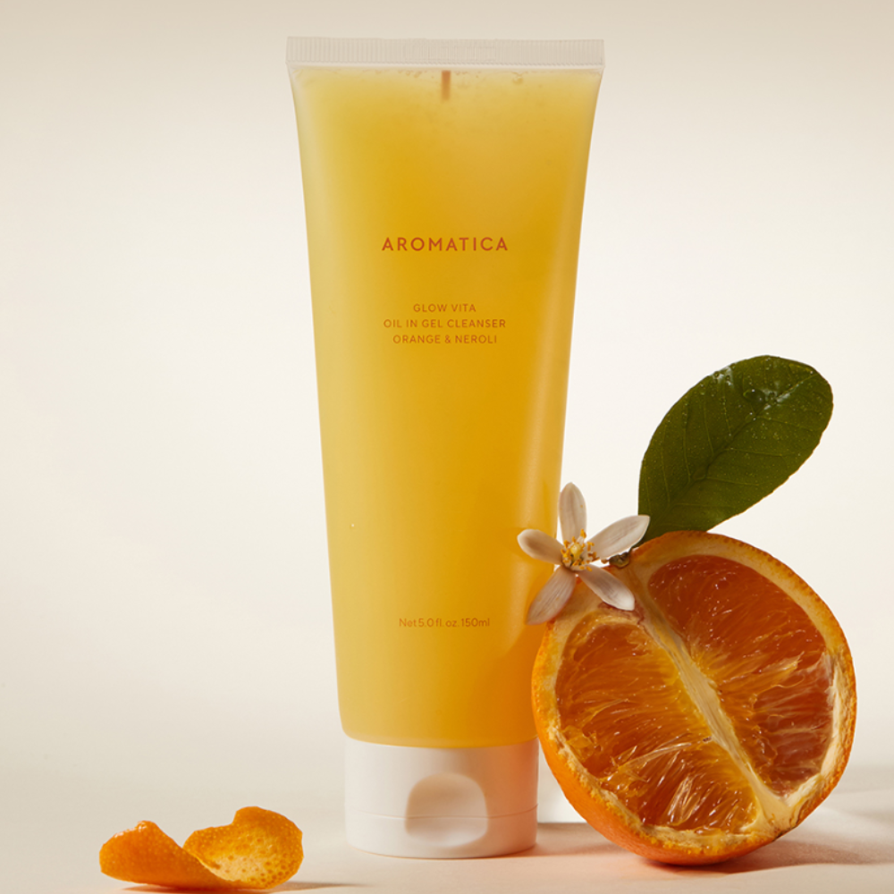 AROMATICA Glow Vita Oil Gel Cleanser Naranja y neroli 150 ml