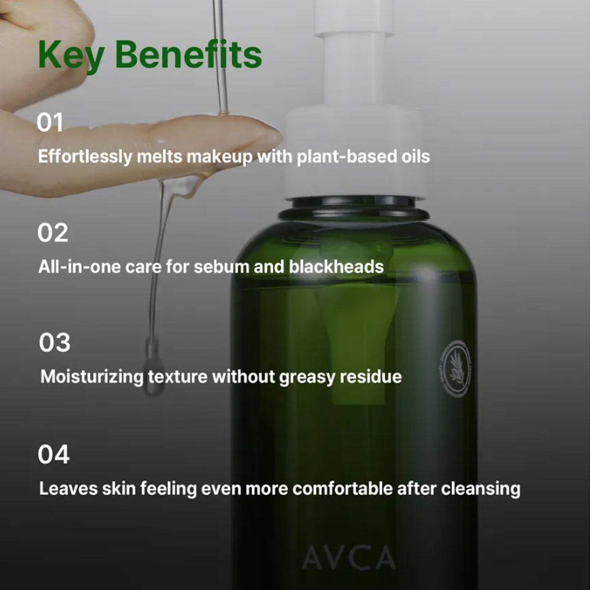 AVCA Green Herb Pure & Mild Cleansing Oil 200ml