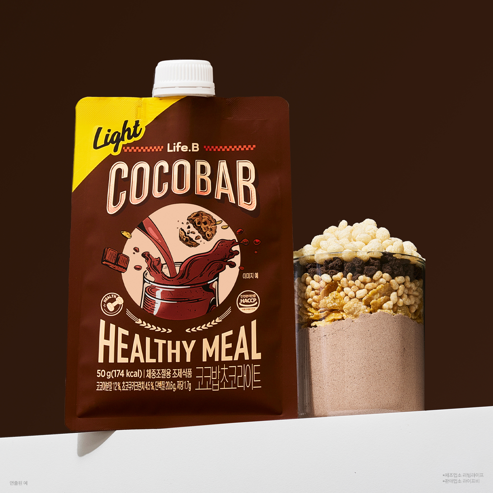 LifeB Cocobab Protein Shake Choco Light 50g x 7ea