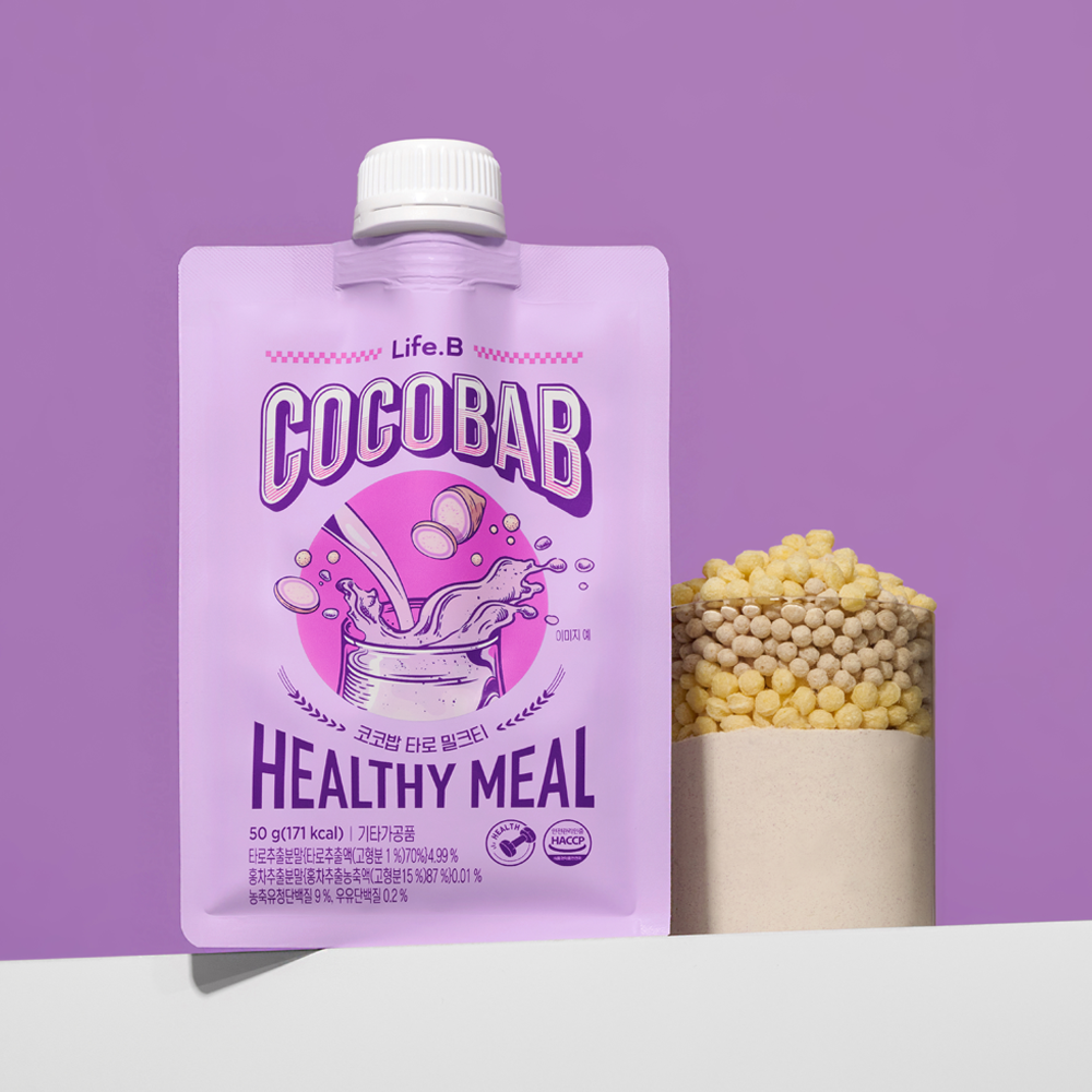 LifeB Cocobab Protein Shake Taro Milk Tea 50g x 7ea