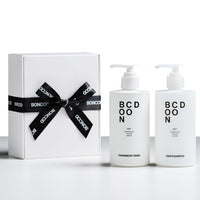 BONCOD Hair Loss Shampoo 300ml + Perfume Hand & Body Wash 300ml 001 Sandalwood Scent