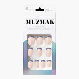 MUZMAK Nail Tips 36pcs #Blueberry Pie(Regular Square)
