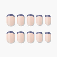 MUZMAK Nail Tips 36pcs #Blueberry Pie(Regular Square)