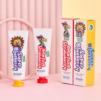 Bristik Kids High-Fluoride 1000ppm Toothpaste 50g 4-Pack [Choose 1 from 3 Flavors]