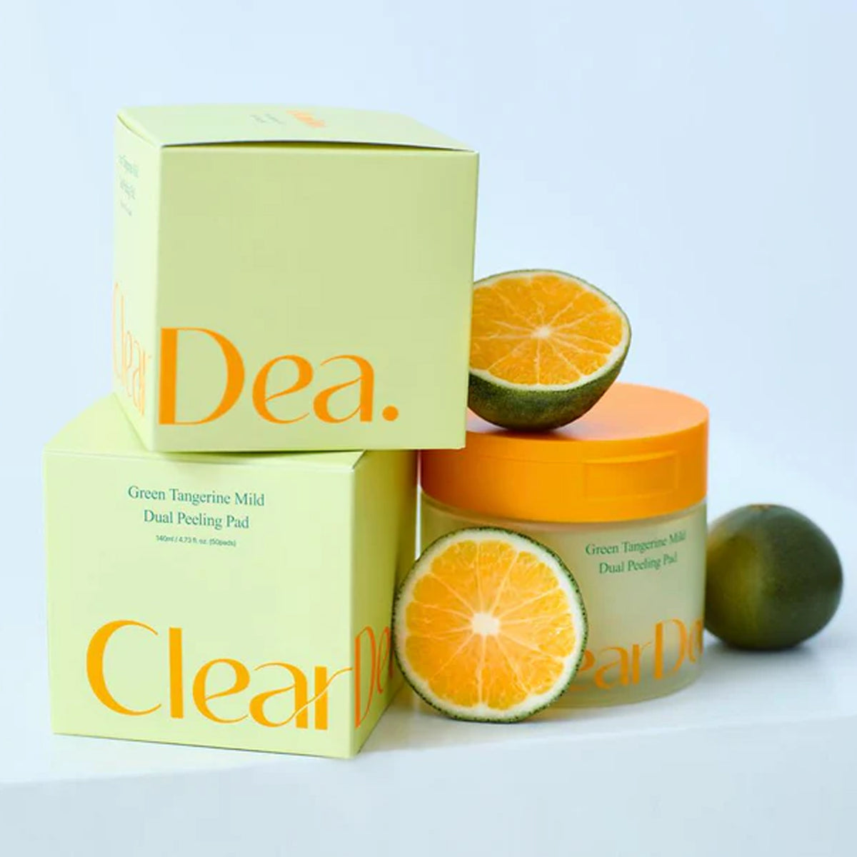 ClearDea. Green Tangerine Mild Dual Peeling Pad 50 sheets