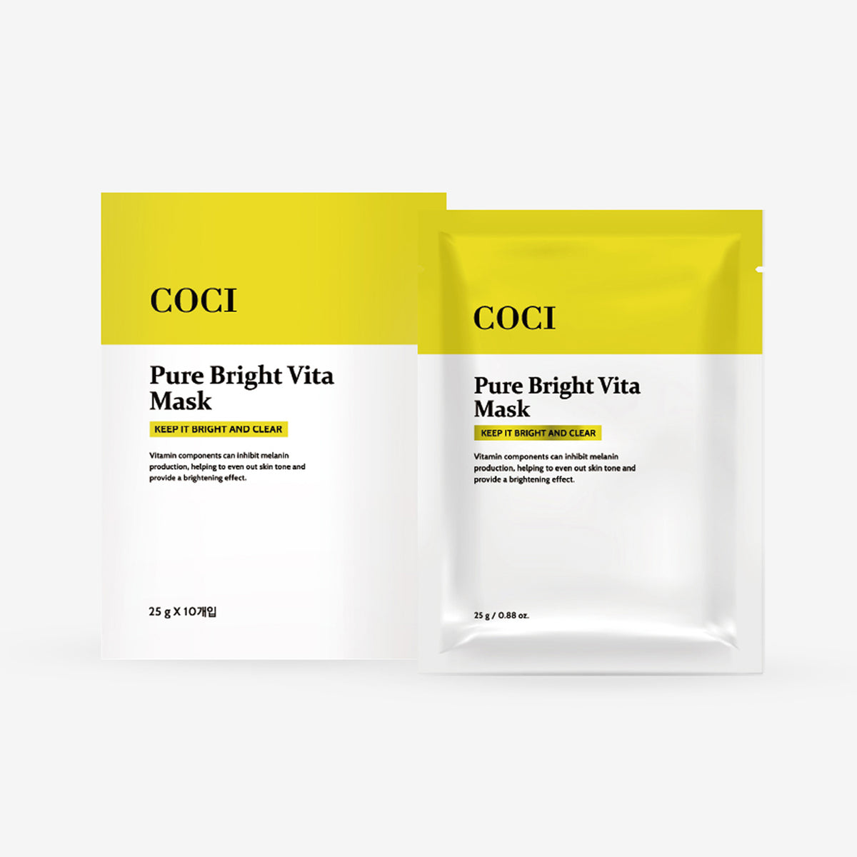 COCI Pure Bright Vita Mask Pack 10ea