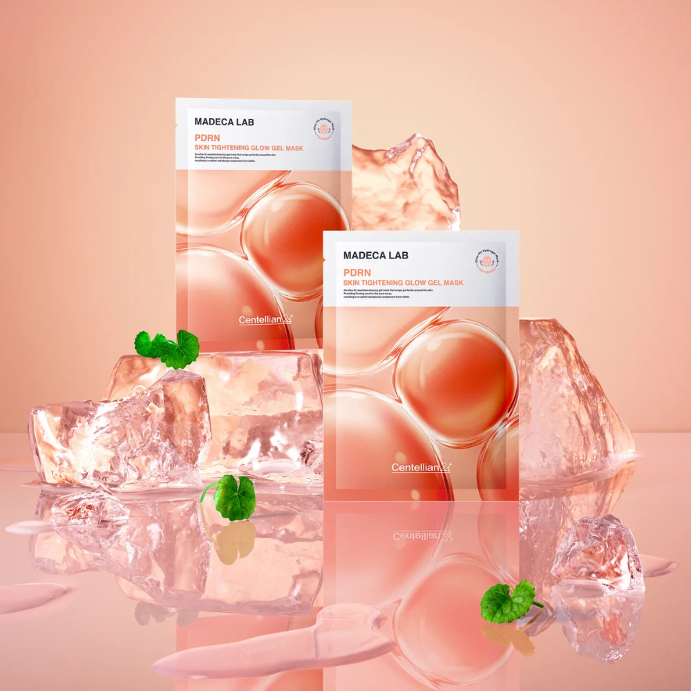 Centellian24 Madeca Lab PDRN Skin Tightening Glow Gel Mask Pack (5 sheets)