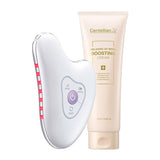 Centellian24 Madeca Prime Ritual White Pearl High-Frequency Galvanic Gua Sha Massager + Relaxing Up-Body Boosting Cream 250ml