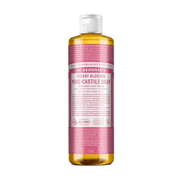 DR.BRONNER'S Cherry Blossom Pure Castile Soap 475ml