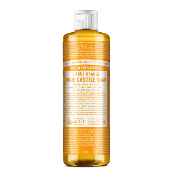 DR.BRONNER'S Citrus Orange Pure Castile Soap 475ml