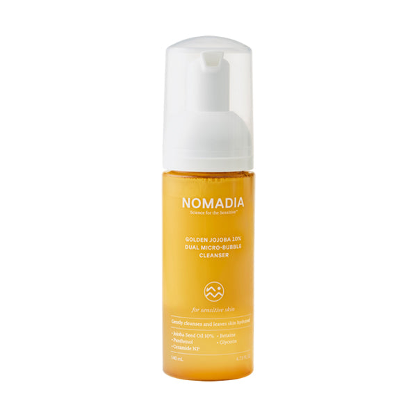 Nomadia Golden Jojoba 10% Dual Micro Bubble Cleanser 140ml