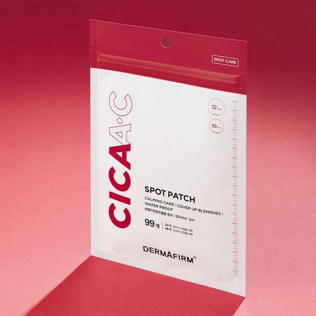 DERMAFIRM CICA A. C Spot Patch Calming Care Cover Up Blemishes Water Proof 99ea