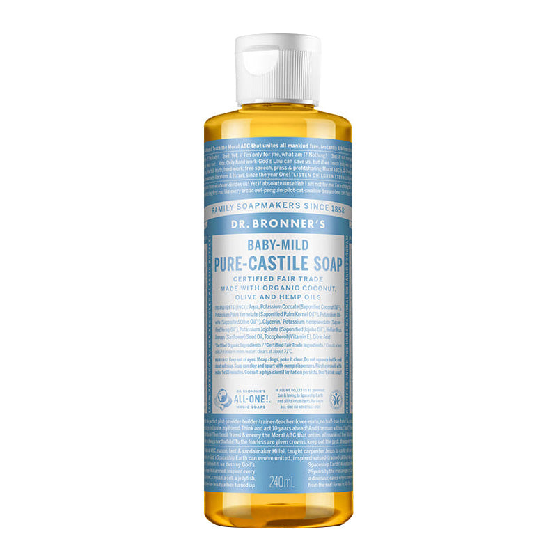 DR.BRONNER'S Baby Mild Pure Castile Soap 240ml