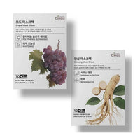 Dajayeon Grape Mask Pack (13 Sheets) + Ginseng Mask Pack (13 Sheets)