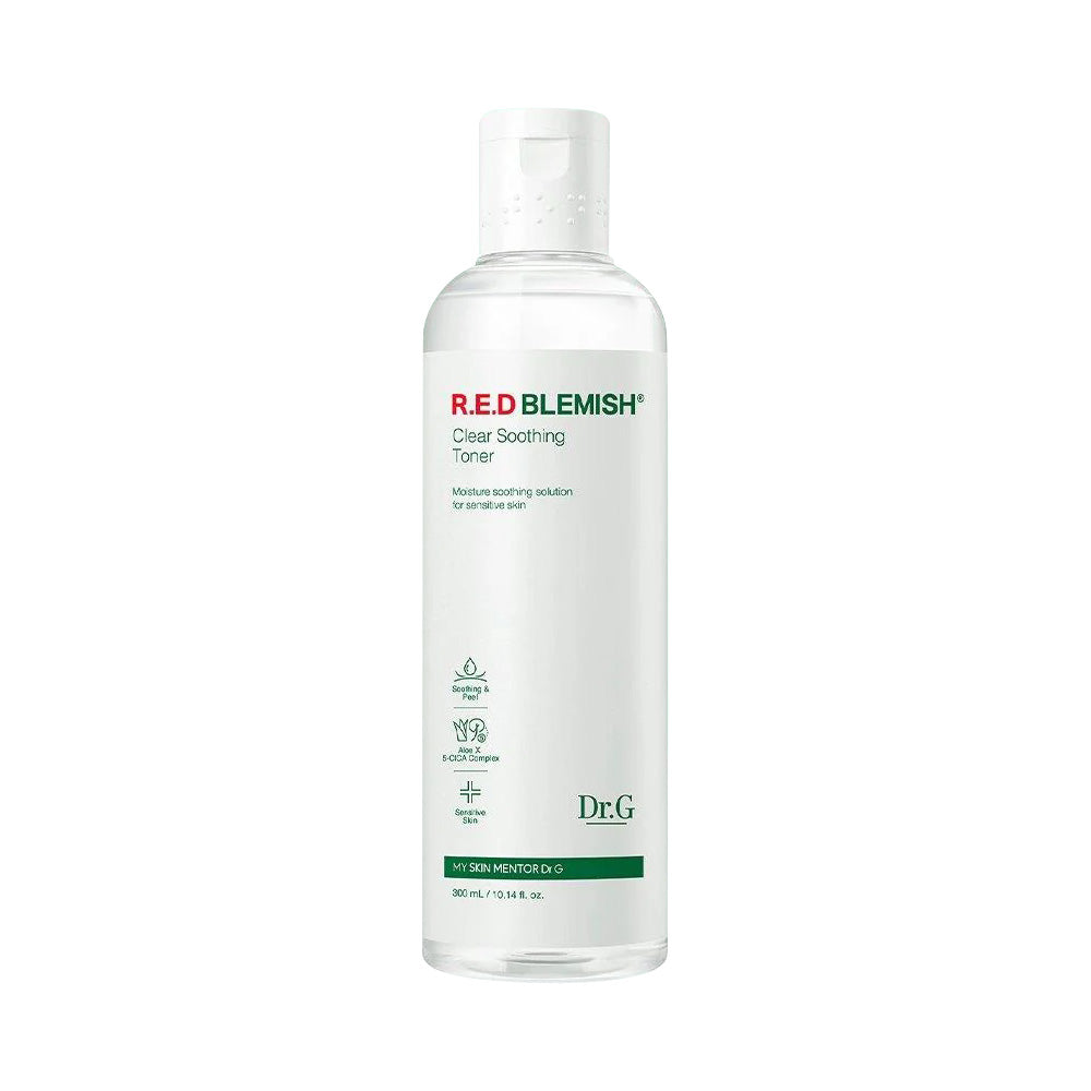 Dr.G Tóner calmante transparente de mancha roja 300 ml