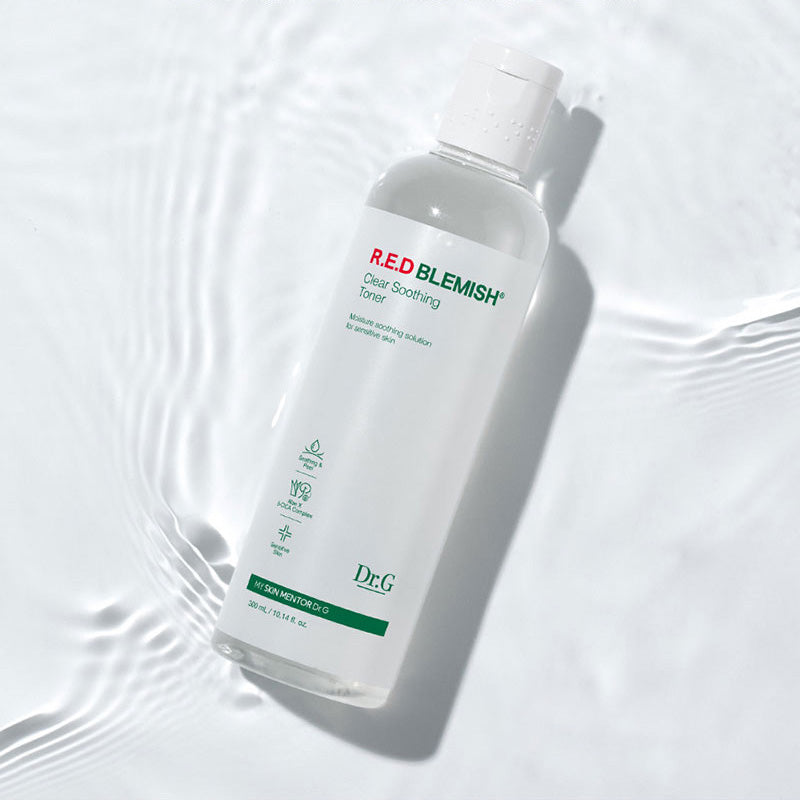 Dr.G Tóner calmante transparente de mancha roja 300 ml
