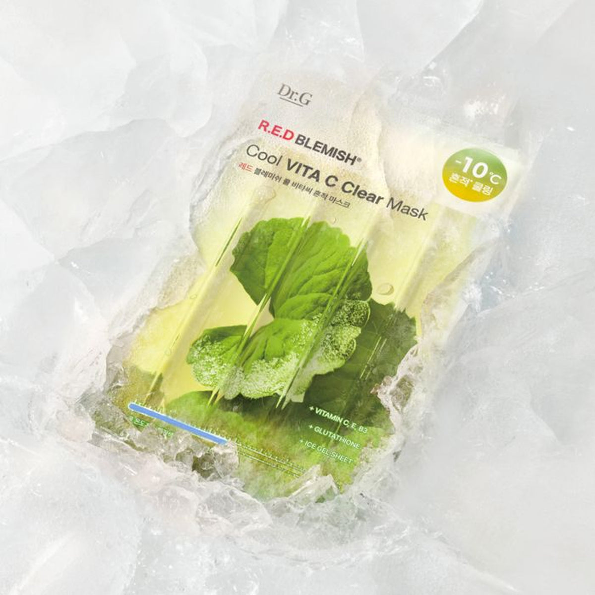 Dr.G Masilla transparente Vita C Red Blemish Vita C 30G (10 Hojas + 10 Hojas)