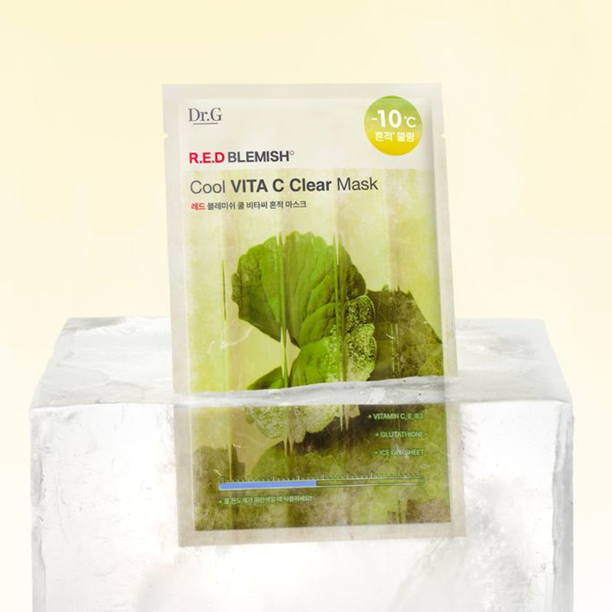 Dr.G Masilla transparente Vita C Red Blemish Vita C 30G (10 Hojas + 10 Hojas)