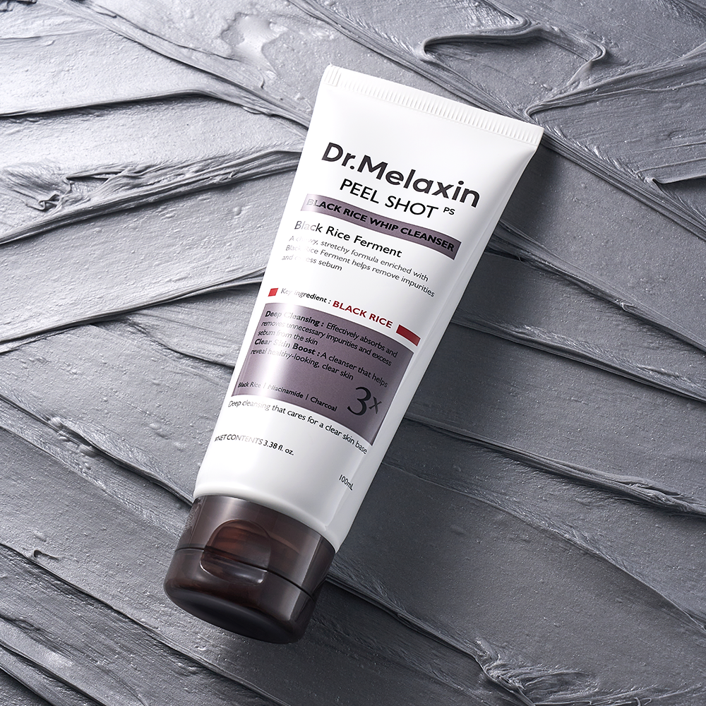 Dr.Melaxin Peel Shot Black Rice Mochi Whip Cleanser 100ml