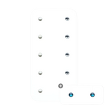 Dr. Wonder Piercing Ear Seeds Basic Pads – 12 Sheets (10 + 2 Bonus)