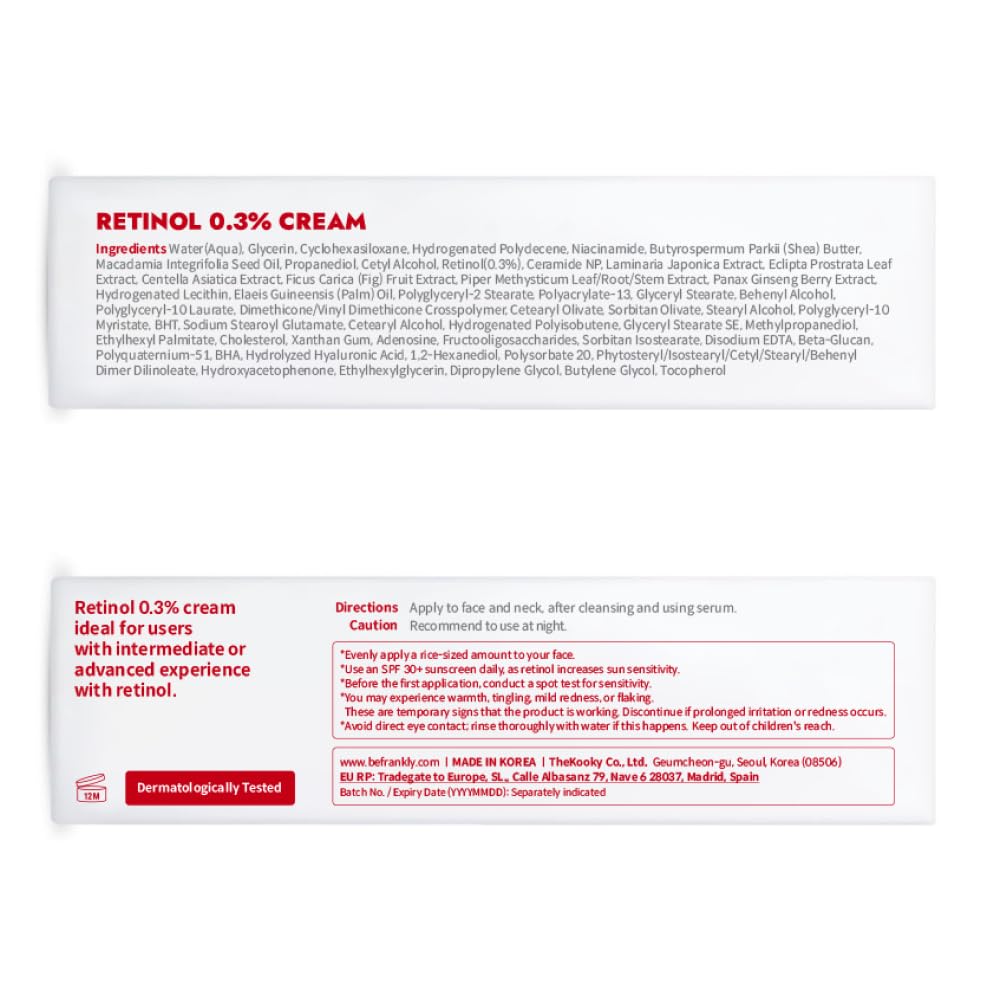 FRANKLY Retinol 0.3% Cream 20ml