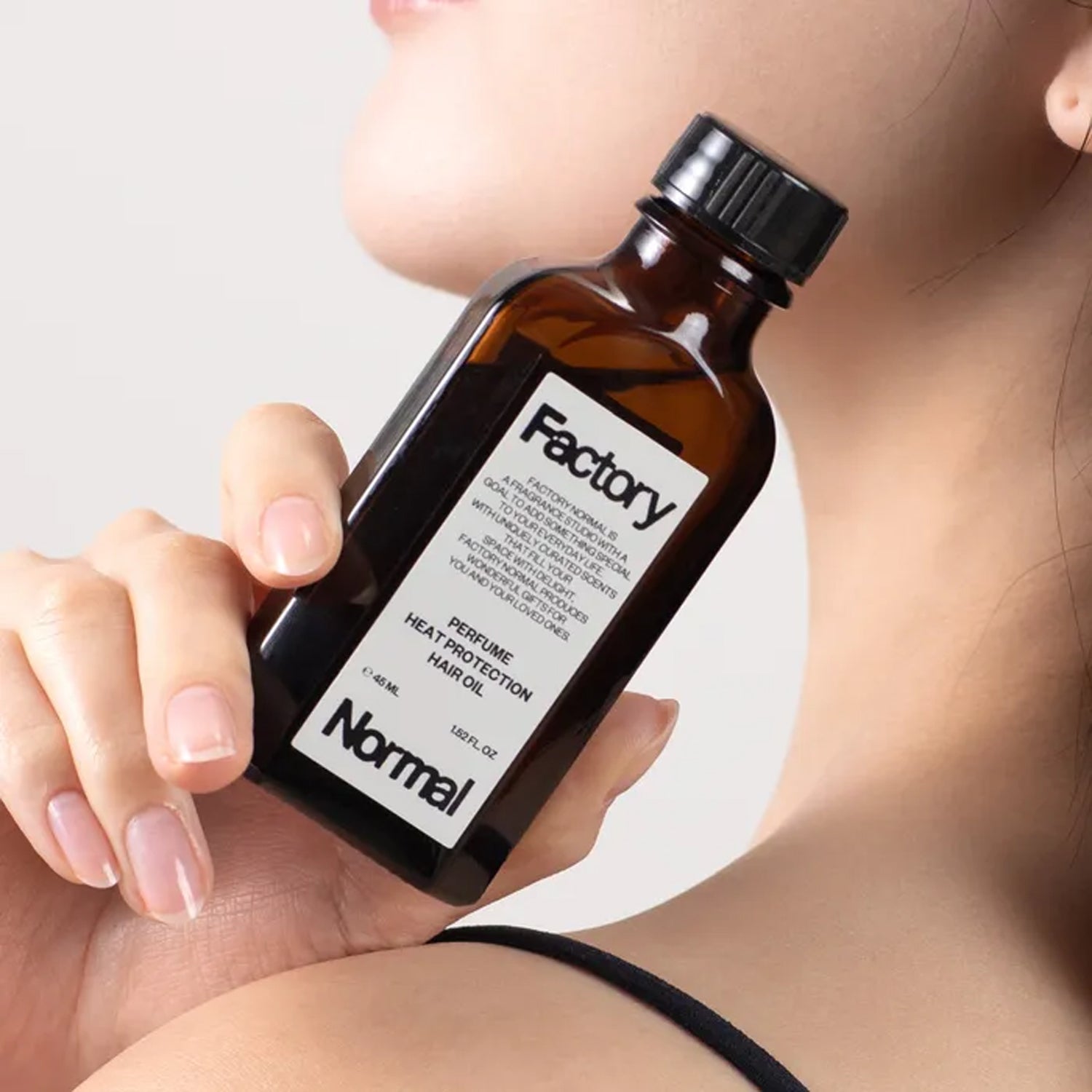 Factory Normal Wood Floral Scent Heat Guard Perfume Hair Oil 45ml