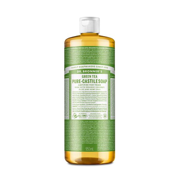 DR.BRONNER'S Green Tea Pure Castile Soap 950ml