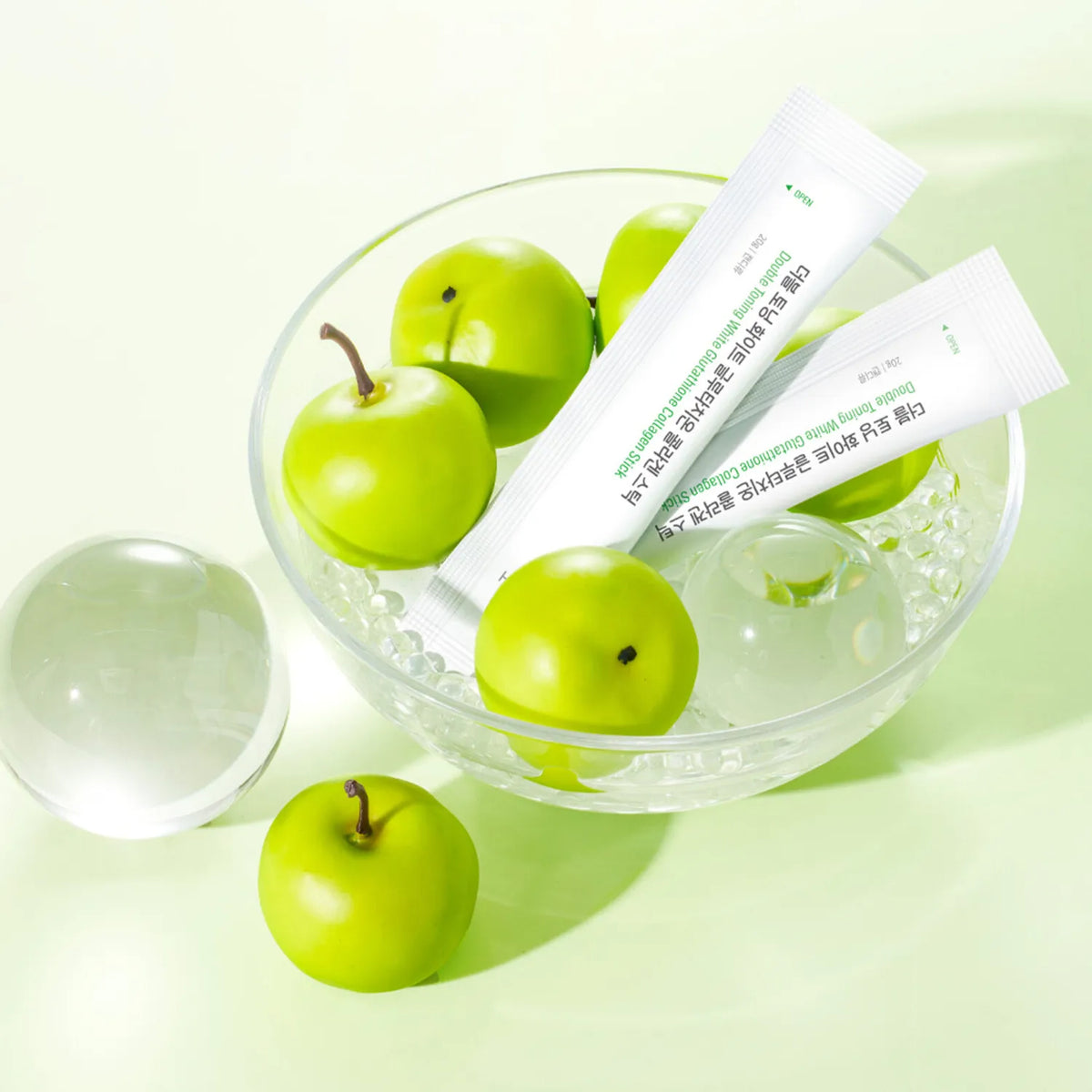 HEALTHY PLACE Double Toning White Glutathione Collagen Stick 14 Sticks (14-Day Supply)