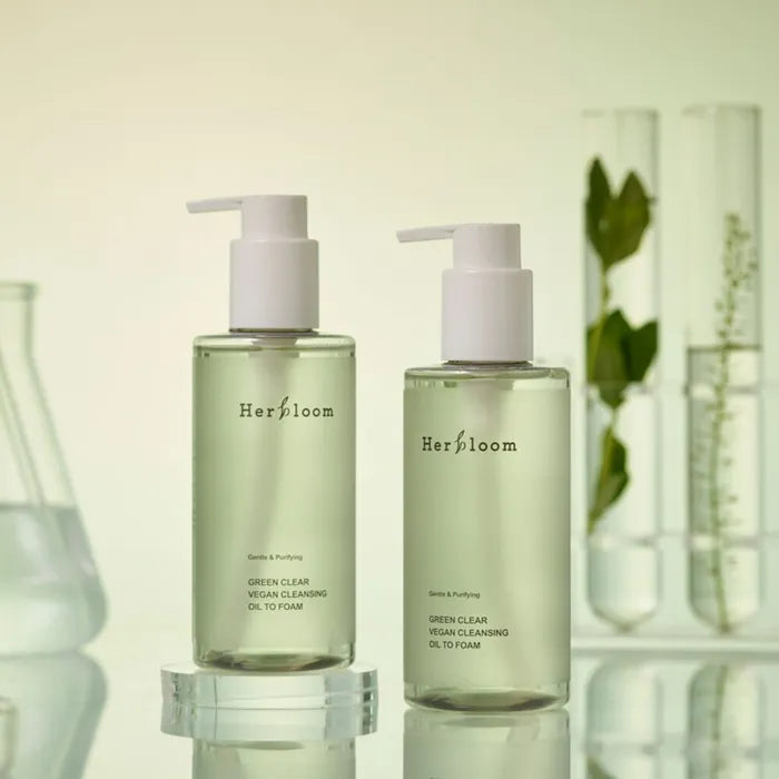 HERBLOOM Green Clear Vegan Cleansing Oil to Foam 200ml