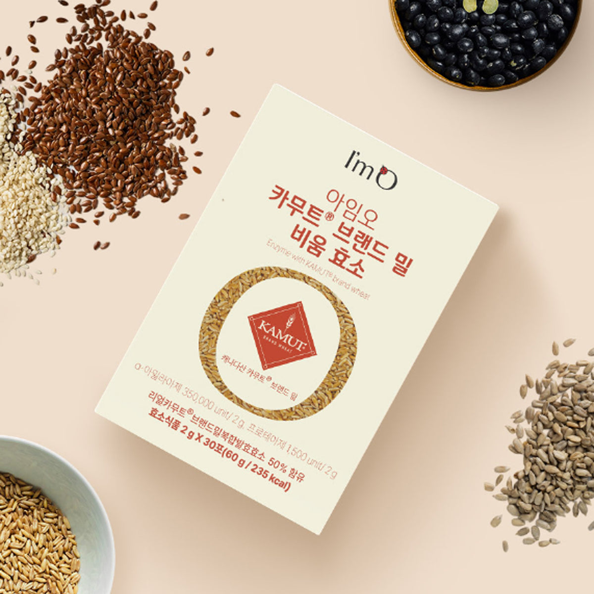 I'm O Enzyme with KAMUT Brand Wheat (1 Box / 30 Sticks)