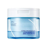 Isntree Ultra-low Molecular Hyaluronic Acid Zinc Cooling Pad 150ml 60ea