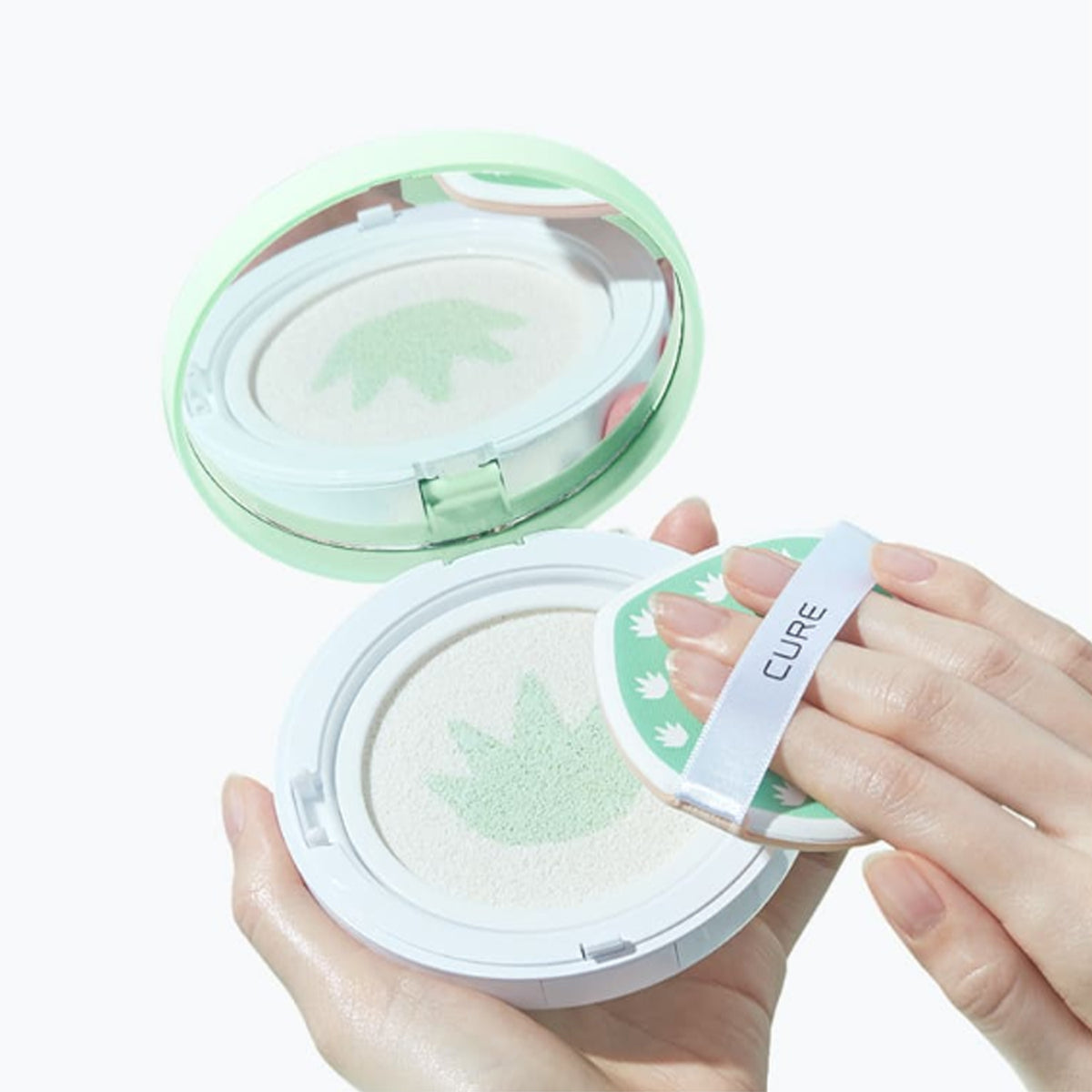 KIM JEONG MOON Aloe CURE Aqua Mild Cooling Sun Cushion (Original 25g + Refill 25g)