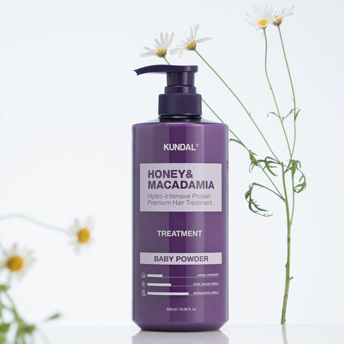 KUNDAL Honey & Macadamia Hair Treatment 500ml (Choose from 16 Scents)