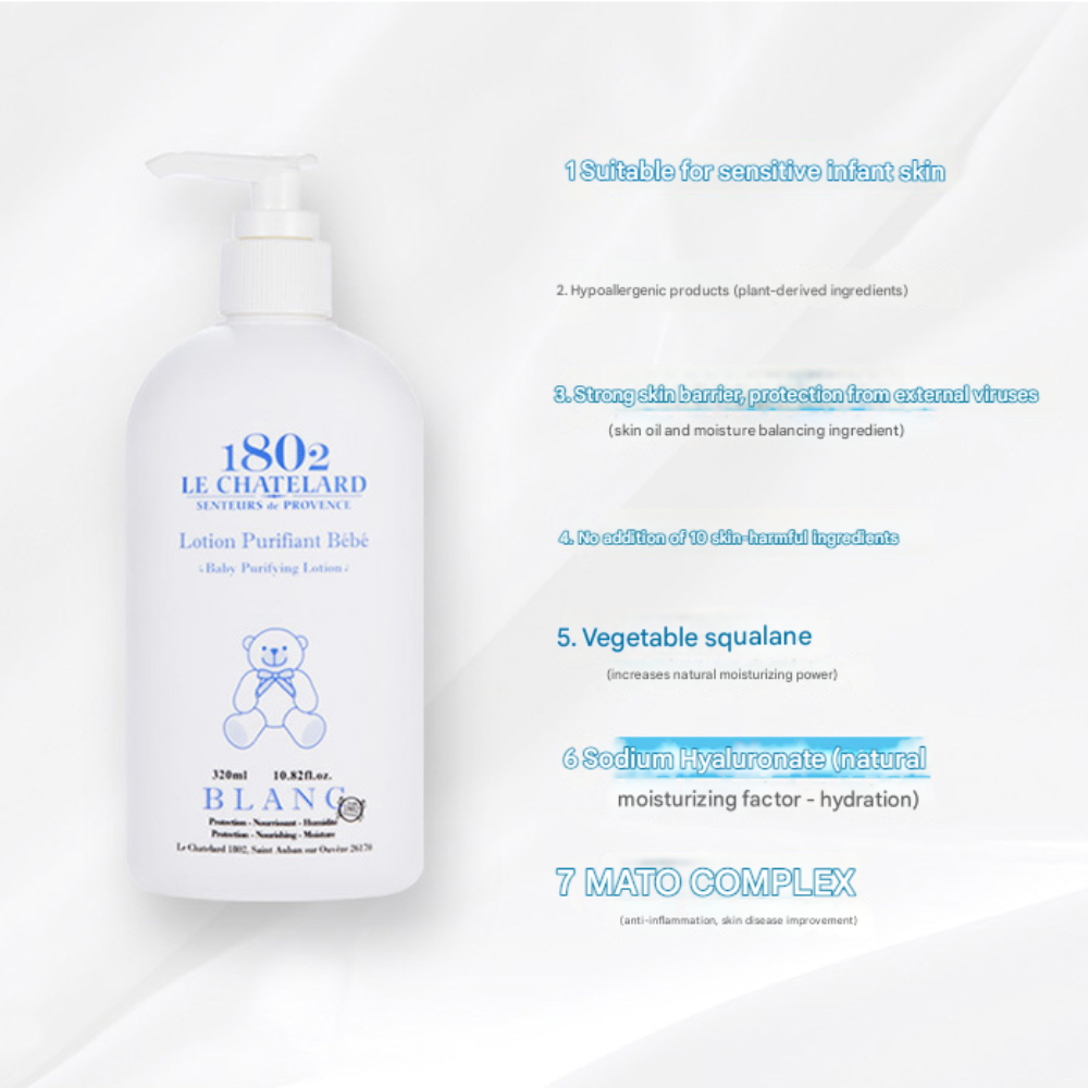 LE CHATELARD 1802 Baby Purifying Lotion Blanc 320ml