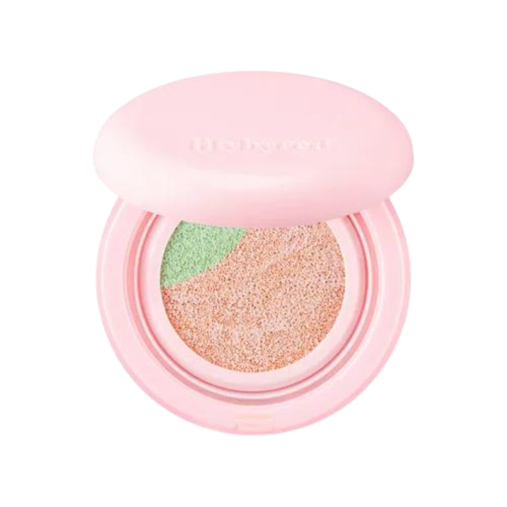 lilybyred Dual Light Tone Up Cushion Peach Green SPF50+ PA+++ 12g