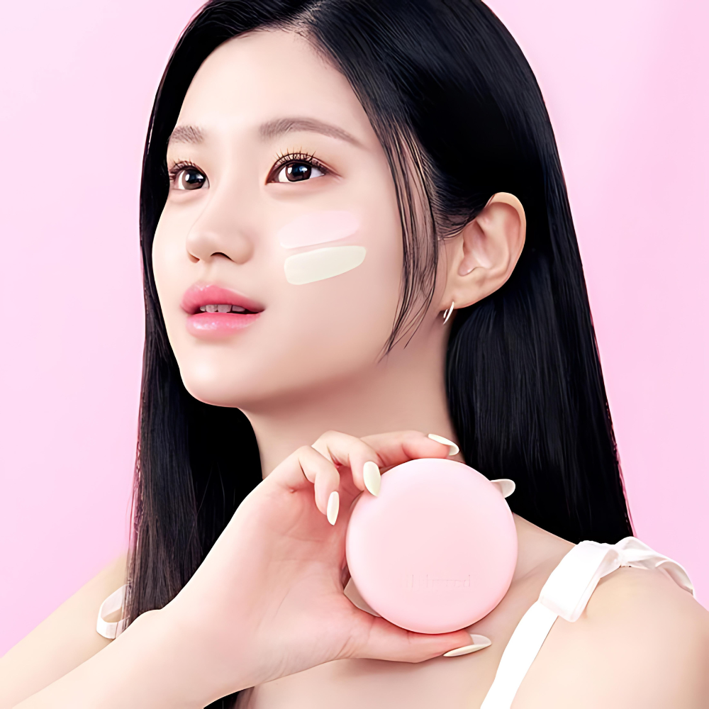 lilybyred Dual Light Tone Up Cushion Peach Green SPF50+ PA+++ 12g