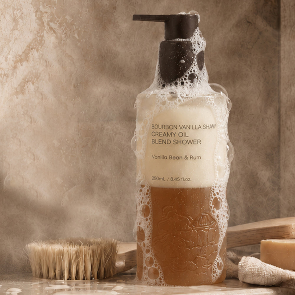 LOGIN FOREST Bourbon Vanilla Shaw Creamy Oil Blend Shower 250ml