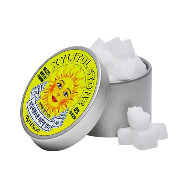 XYLITOL STONE Tin Case Lemon Booster 60g