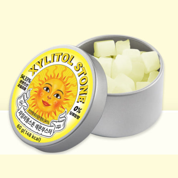 XYLITOL STONE Zipper Bag Lemon 70g
