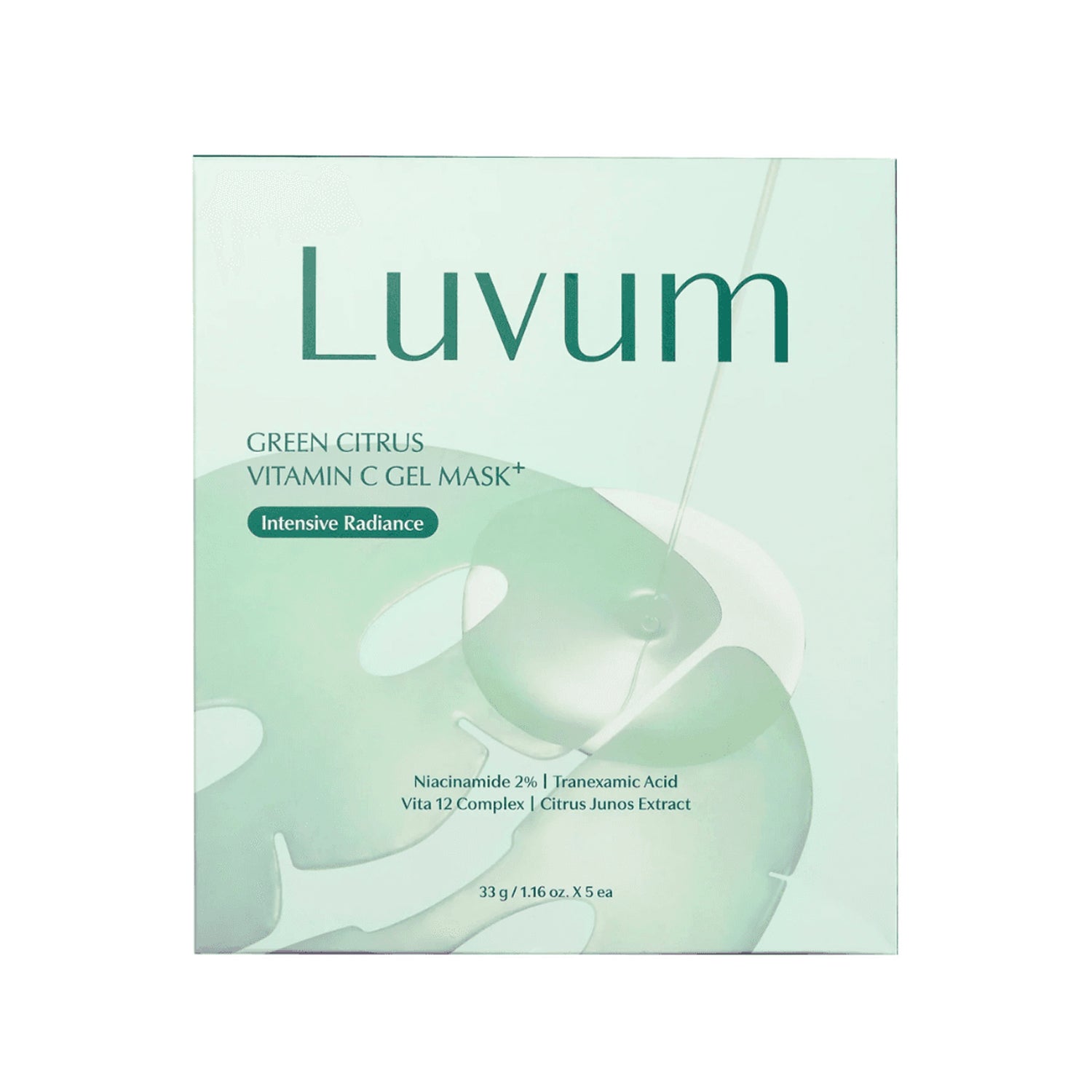 Luvum Green Citrus Vitamin C Gel Mask Plus 5ea